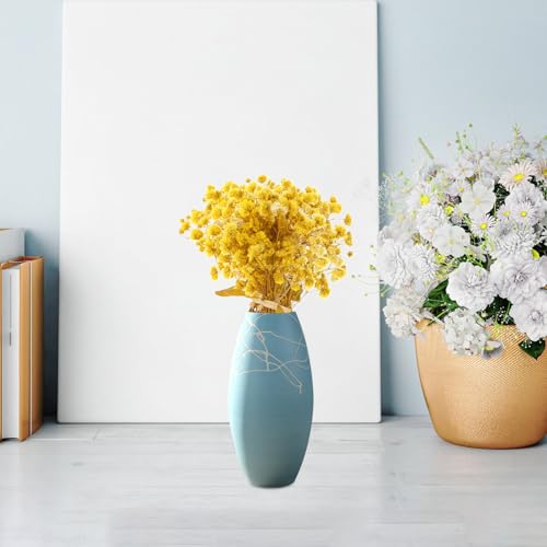 Ramillete de flores secas Gypsophila amarillo miniatura 6