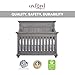 Oxford Baby Westport 4-in-1 Convertible Crib, Dusk Gray, GreenGuard Gold Certified