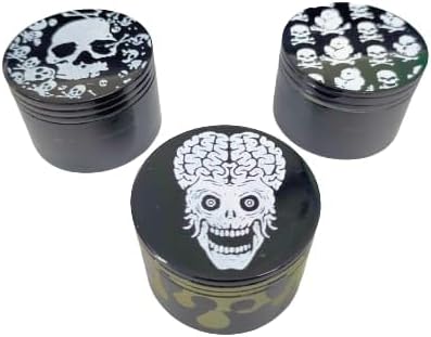 PUFF SMART Classic Metallic Herb Crusher/Grinder Small with Filter (Herb Grinder/herb Crusher 50 mm) _2