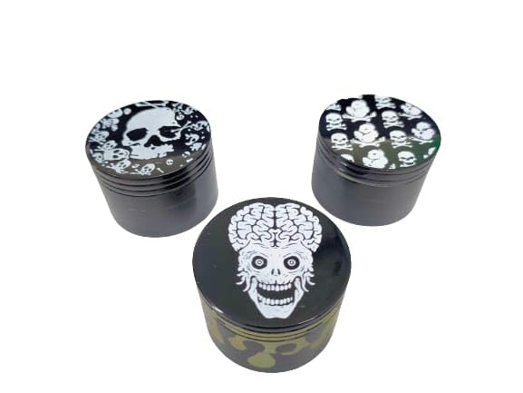 PUFF SMART Classic Metallic Herb Crusher/Grinder Small with Filter (Herb Grinder/herb Crusher 50 mm) _2