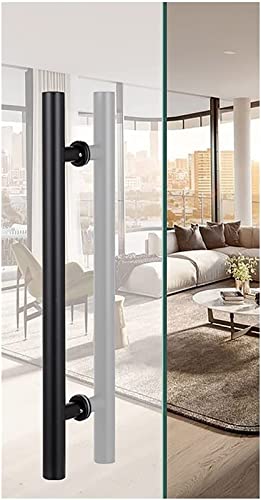 Poignée de porte en acier inoxydable moderne push pull robuste en H - 2