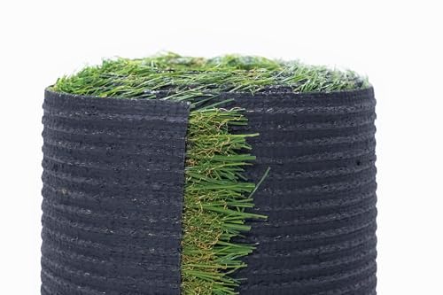 Casanoov Gazon Synthétique PELMO 40mm 1 m x 8 m 8 m² Vert Naturel PE PP Haute Qualité Terrasse Balcon Jardin Piscine sans Entretien Résistant UV Chlore Anti Arrachement Densité Renforcée – vue 5