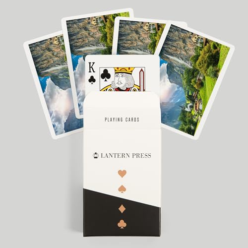 Lantern Press naipes Póker 52 cartas con caja miniatura 6
