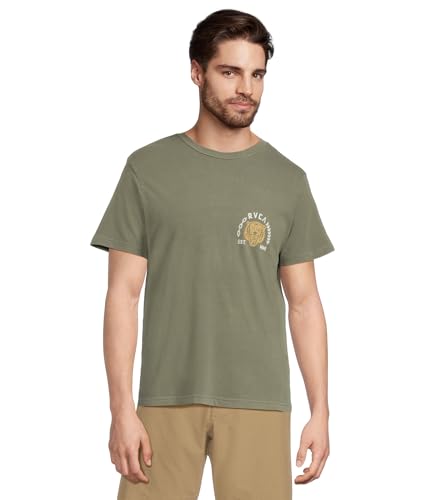 T-shirt RVCA Squadron manches courtes haut confortable homme sans plis
