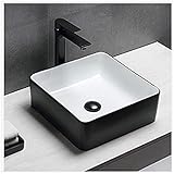 ✅ Instalado como Fregadero Piedra. Puede instalar fácilmente este lavabo sobre encimera en cualquier superficie plana, dejando espacio libre para el diseño de su baño personal. Usted mismo puede decidir si este elegante lavabo se instala de forma independiente sobre un plato o sobre un práctico mueble.