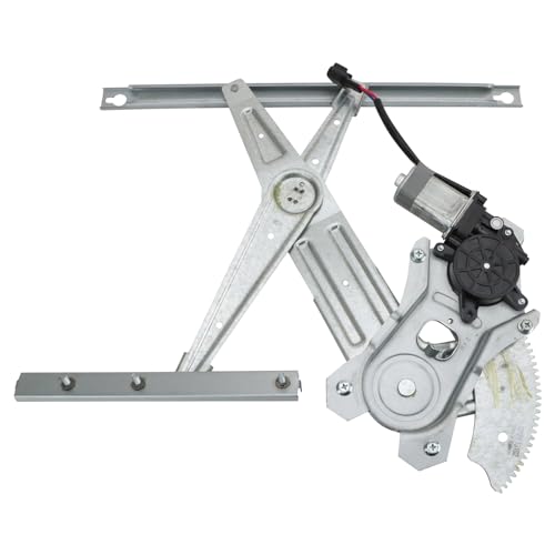 Image of TRQ Rear Right Power Window Motor & Regulator Assembly Compatible with 2002-2010 Dodge