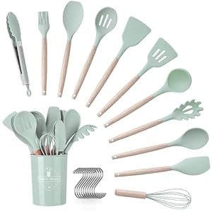 Kitchen Utensil Set, 12 Pieces, wit...