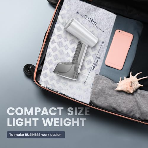 Plancha Vertical Vapor Viaje 1500W, FMK Vaporizador de Ropa con Respaldo de 325ml y Cable de 2m, Plancha Vapor Vertical para Ropa, Plancha de Viaje Compacta - imagen 4