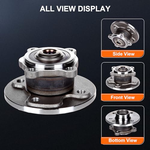OCPTY Rear Wheel Bearing and Hub Assembly Premium 512304 2002-2006 for Mini Cooper ABS Models; M12 Threads ONLY by OCPTY - Image 2