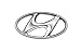 Genuine Hyundai Accessories 86300-3A000 Hyundai Logo Emblem