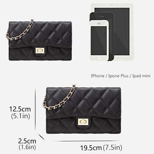 Small Purses for Women Quilted Crossbody Bags Ladies Trendy Shoulder Handbags Quilted Purses Women3