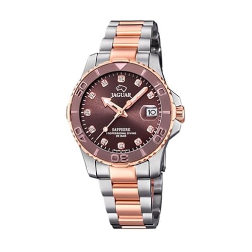 Montre femme Jaguar J871/2 : oubliez les montres ternes avec l'acier bronze