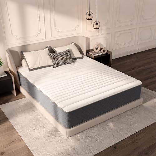 Matoresu Twin Size Mattress Hybrid Twin Mattress 12 Inch Medium Firm 7-Zone Pocket Spring Memory Foam Mattress in a Box for Back Pain & Pressure Relief Motion Isolation CertiPUR-US Certified