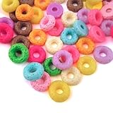 40Pcs Miniature Donut Assortment, Colorful Resin Faux Food for Dollhouse Kitchen & Bakery Scenes, Realistic Mini Sweets & Fake Bake Supplies for Diorama Crafts