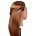 Luckyfine Cabeza Maniquí Peluqeuría, 50% Pelo Natural, Cabeza de Entrenamiento para Peluqueros,...