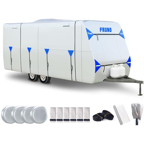 FRUNO Oxford Fabric Travel Trailer Cover 18'-20'
