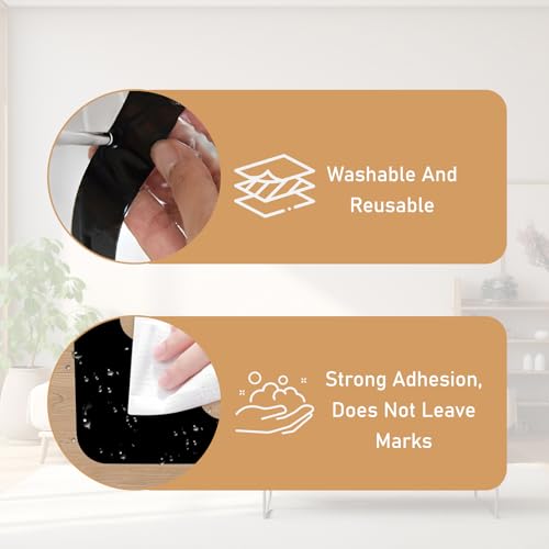 32 Pcs Teppich Antirutschunterlage, Teppichstopper Doppelseitiges Antirutschmatte, Antirutsch Pads Wiederverwendbare, Dreieck- & Streifen-Form (je 16) Teppich Klebepads, Teppichecken Fixieren