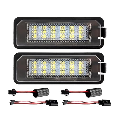 Luz trasera LED de matrícula para VW CC Golf 7 con tecnología anti-error Canbus