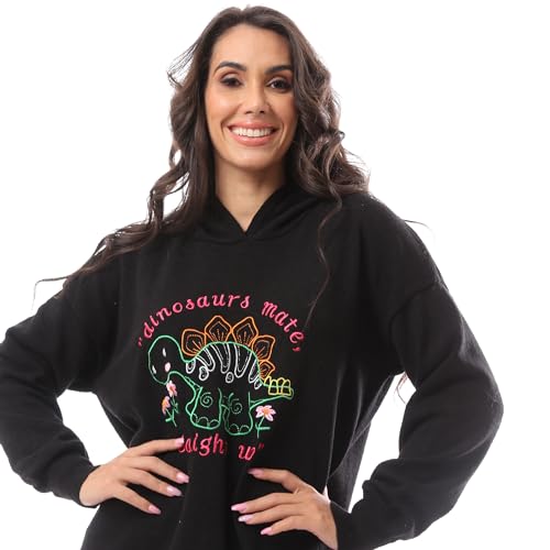 Andora womens Oversized Knitted 36W24W4514 Casual Pullover Sweater, Black, Free