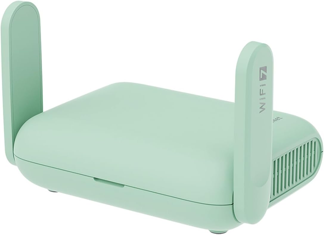 GL-MT3600BE Beryl 7 Dual-Band Wi-Fi 7 Travel Router | Dual-Band Wi-Fi 7 688 plus 2882 Mbps, Dual 2.5G ports, USB 3.0, WireGuard 1100 Mbps, OpenWrt 21.02, WPA3, AdGuard Home, 205g