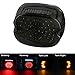 OVOTOR LED Tail Light Smoke Lens Lay Down Tail Lamp with Braking Turn Signal Replacement for Harley Sportster Dyna FXDL Electra Glides Road King