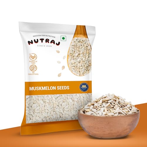 Image of Nutraj Muskmelon Seeds 400g (100g x 4) Pouch | Kharbooja Beej | Seeds for Eating | Seed Cycling