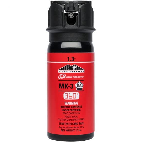 Defense Technology® 56531 1.3% Strength MK-3 Gel 360 OC Aerosol 1.3oz