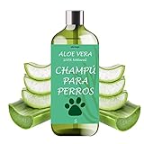  PLANTAWA Champú para Perros Aloe Vera 1L, 100% Natural, Ideal con Problemas de Piel, Dermatitis, Piel Atópica, Piel Sensible, Extractos Naturales