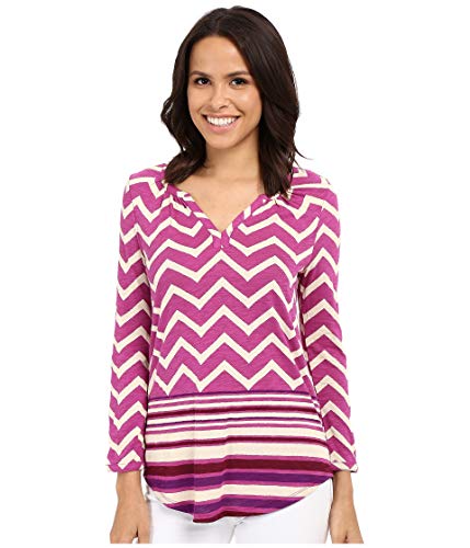 Lucky Brand Women's Chevron Print Top