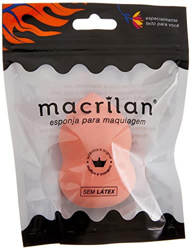 Macrilan Esponja Ep08 Gota Para Maquiagem - Salmao