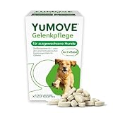 YuMOVE Gelenktabletten Hund 5–8 Jahre - 120 Tabletten - 150mg Jede Tablette Patent Angemeldet ActivEase Grünlippmuschel Hund - Testsieger für Bewegungsunterstützung mit Glucosamin und Chondroitin