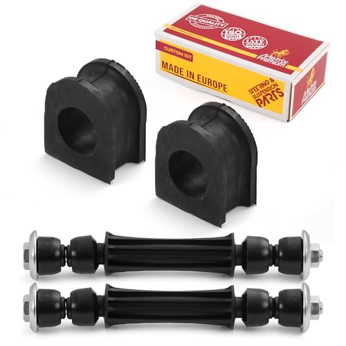 Metrix Premium Chassis Parts - 4 PC L/R Front Sway Bar Stabilizer End Link & Stabilizer Bar Bushing Kit Fits 07-20 Cadillac Escalade 16-19 Chevrolet Suburban 07-20 GMC Yukon K700538 K200222