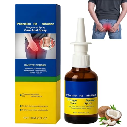 Hemo/rrhoid Relief Spray, Natural Her/bal Hemo/rrhoids Treatment Spray, Fast Acting Pil/es Treatment Extra Strength, Moisturizing Peria/nal Relief for Haemo/rrhoids, Soothes Itching & Discomfort(30ml)