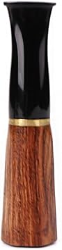HEYSONG Rhombic Wooden Cigar Tip Holder 9mm Filter Short Cigar Mouthpiece BE0151-30