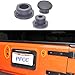 GZSJY Jeep Wrangler Tailgate Plugs - 3 Rubber Plugs Set fits 2007 Thru 2019 Wrangler for Removed Tire Carrier Bumper Tramp Stamp