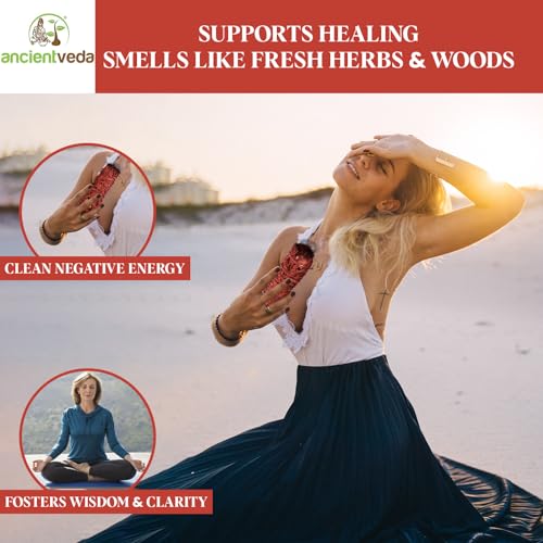 Soul Sticks 4" Dragons Blood Sage Sticks 3 Pack with Starter Guide | Floral Organic Sage for House Cleansing and Evil Spirits Cleanse, Big Smudge Sticks Bundle for Yoga Meditation Healing Rituals