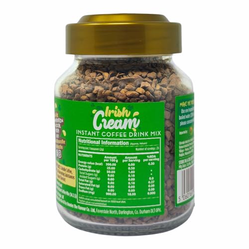 Image of Beanies Irish Cream Flavoured Instant Coffee | 50g | Freeze Dried Coffee with Irish Cream