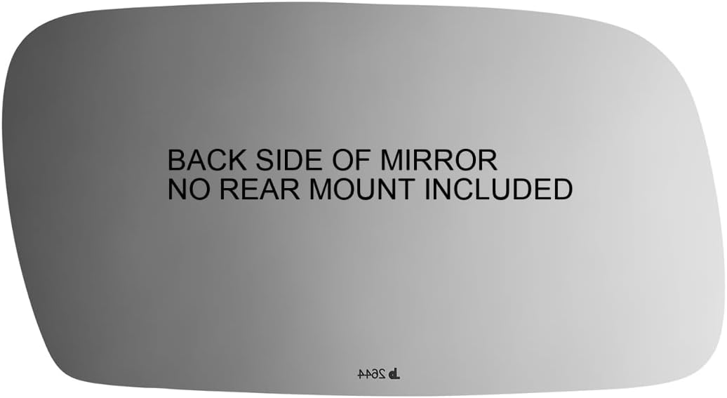Fits 94-97 Sephia Left Driver Mirror Glass (Lens Only) w/Adhesive