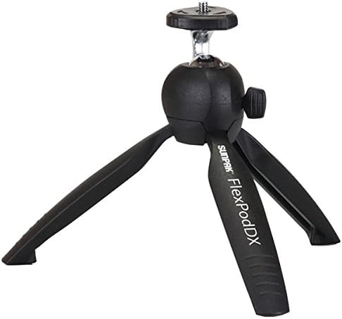 SUNPAK 620-900-BK FlexPodDX Tabletop Tripod with Adapters (Black)