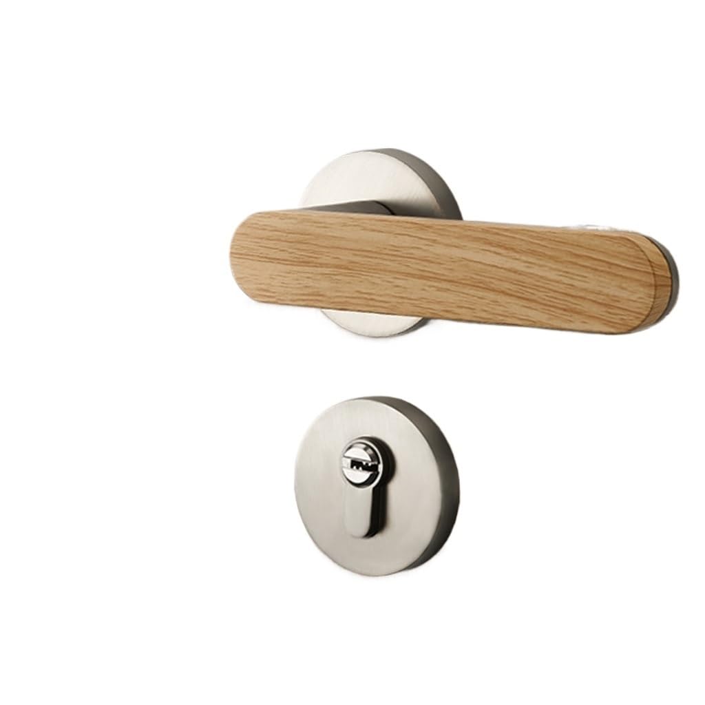 Serrure de porte intérieure dorée mate aspiration magnétique design