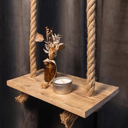 Creative Deco Juteseil | 5m Lang | 30mm Dick | Hanfseil Starke und Haltbare Tau Schnur | Verdreht Garn Kordel | Natürliche Braune Juteschnur | Seil für Tauwerk Tauziehen Handlauf