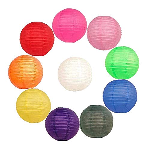 Frienemy Presents Lanterne di Carta Decorativa Multicolore da 14 Pollici (Set di 10) #Frienemy-577
