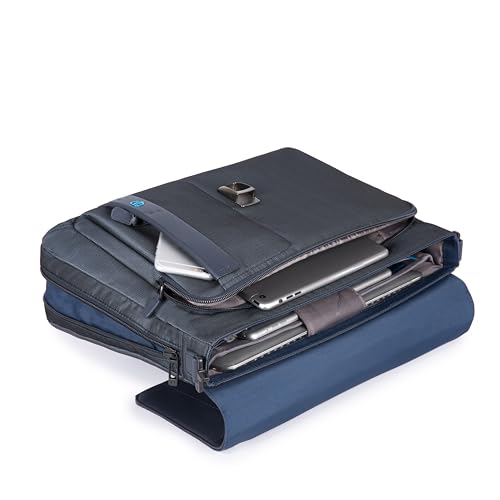 PIQUADRO Expandable Laptop Briefcase with Flap2