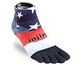 Injinji Men's Run Original Weight Mini Crew Toesocks