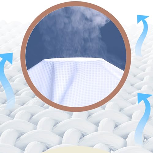 Mens Robes Lightweight Waffle Knit Kimono Bathrobe Long Sleeve Sleepwear Soft Loungewear Robe sleepwear with Pockets4