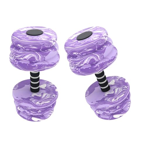 Ldabrye 1 par de mancuernas de agua para entrenamiento de resistencia en la piscina, ejercicio de fitness, mancuernas de espuma, pesas de natación, pesas acuáticas duraderas, equipo de ejercicios