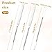 LIQWEI 3 Pcs Makeup Spatula Foundation Spatula, Stainless Steel Facial Beauty Spatulas, Double Edged Tiny Makeup Palette Mixer Cosmetic Mixing Tool for Even Application Foundation