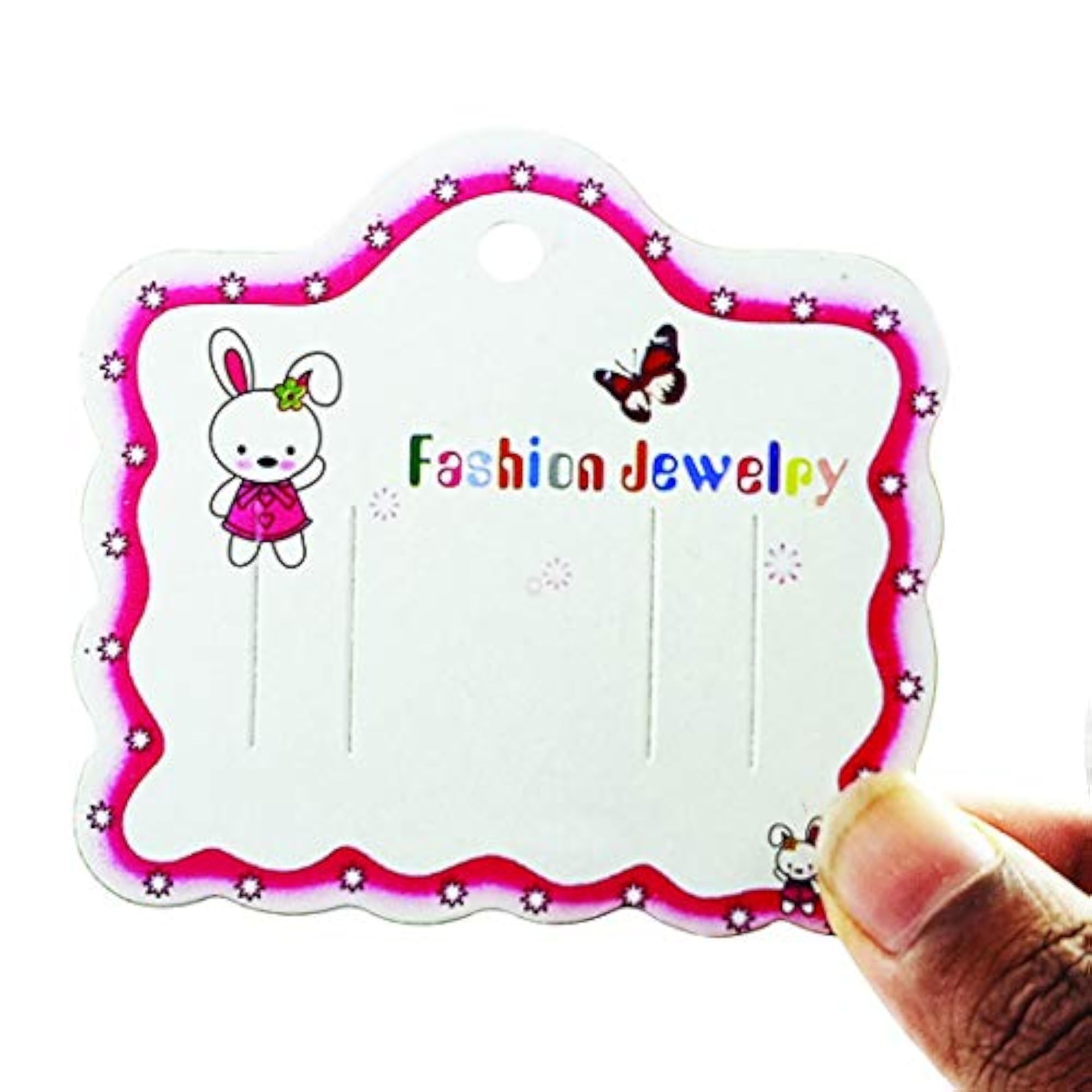 50Pcs Jewellery Display Cards for Necklaces, Pack of 50