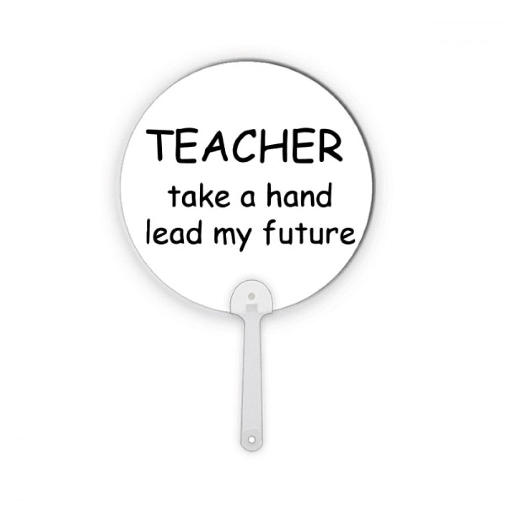 Éventail rond en plastique Teacher Take A Hand accessoire bureau