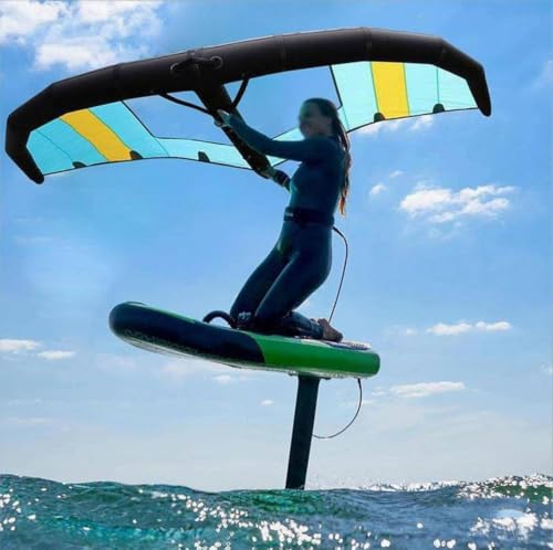 XUXIAO Wing Foil Inflatable Sail, Handheld Windsurf Wing with Window 4m2